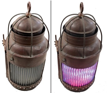 Unmarked: Massive Copper Marin Anchor Lantern