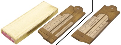 W. Wundram & Company, Visalia, California, No. 28 C: Eight-Inch, Two-Fold Folding Rule