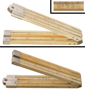 STANLEY (Unmarked), No. 92 1/2: One Foot/ Four Fold Folding Rule