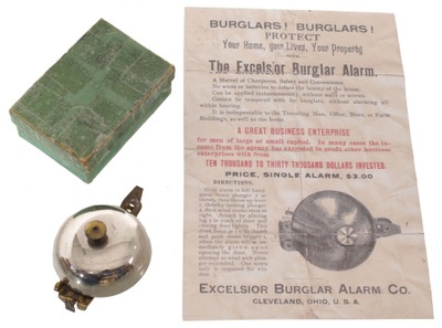 Excelsior Burglar Alarm Co./Cleve: "The Excelsior" Burglar Alarm