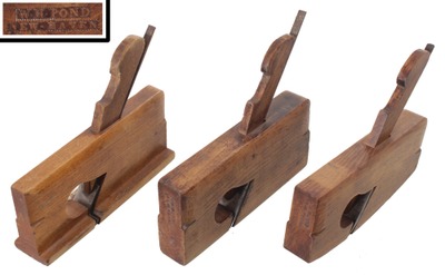 W.H. Pond, New Haven, Connecticut: Set Of Three Carriag Mkrs. Molding Planes