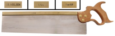 Lie-Nielsen Tool Works, Warren, Maine, No. SAW-CS: Brass Back 16" Carcase Saw