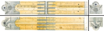 Glover & Co., W.T./Salford, Engla: "Glover's Cables" Advert Folding Rule