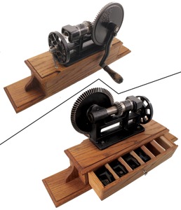 Stanley Rule & Level, No. 77: Hand Crank Dowel Machine