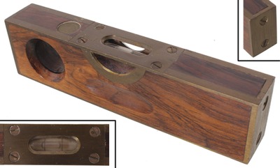 STANLEY (Unmarked), No. 98: Brass-Bound Rosewood Level