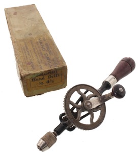 Goodell Pratt Company, Greenfield, Massachusetts, No. 4 1/2: Cocobolo Handle Hand Drill