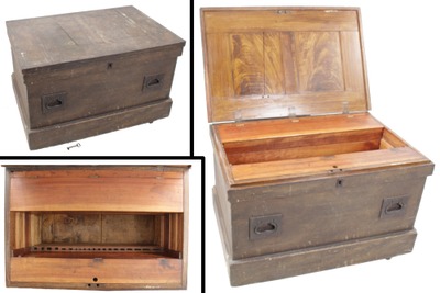 Unmarked: Extra Clean Oak Carpenters Tool Ches