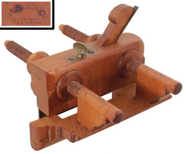 A. & E. Baldwin, New York, New York: Unhandled Boxwood Plow Plane