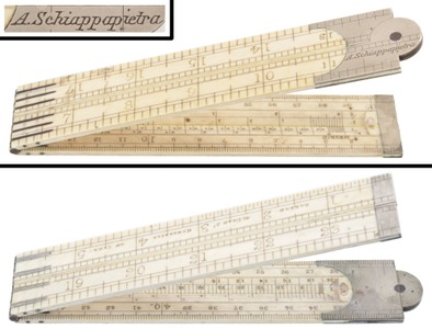 P. Robson & Company, Newcastle, England: Two-Foot, Four-Fold Folding Rule