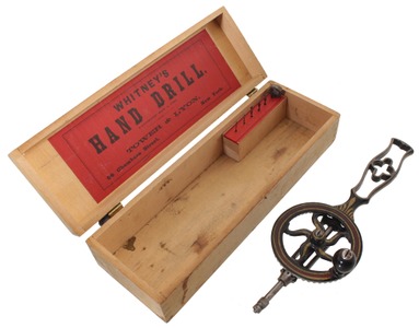 Tower & Lyon, New York, New York: Whitney Patent Hand Drill