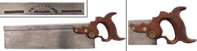 Truitt Brothers & Co./(Philada.,: Early "Triple Cove" 14" Tenon Saw