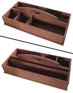 Unmarked: Mortised & D'tailed Carpenter Tool Tote