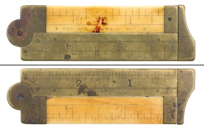 Belcher Bros. & Company, New York, New York: Six-Inch, Two-Fold Folding Rule