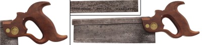 Henry Disston & Son, Philadelphia, Pennsylvania: Early 10" Singular "Son" D'tail Saw