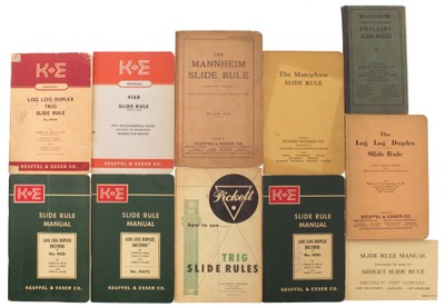 Assorted Makers: Coll. Of Slide Ruled Catalogues