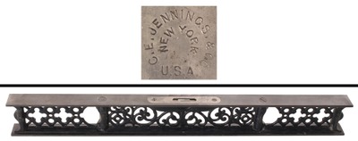 C.E. Jennings & Company, New York, New York: 18" Size Carpenter's Plumb & Level