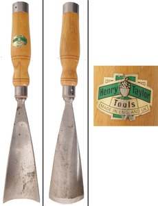 Henry Taylor, Acorn Works, Sheffield, England, No. 98: Massive 2 1/2 Gougearving Tool