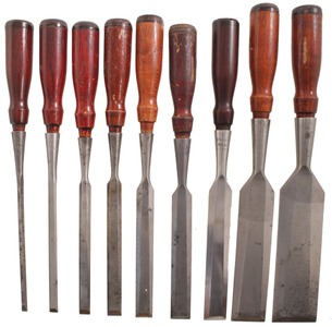 Stanley Rule & Level, No. 720: Superb Wkg. Set Of Eight Beveldge Chise