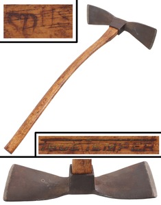 Unmarked: Poss. Unique Dbl. Blade Hewing Adze