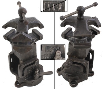 Emmert Manufacturing Company, Waynesboro, Pennsylvania, No. 113: Rare Multi-Head Vise