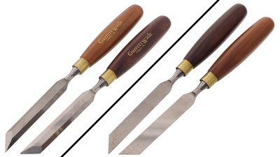 Garrett Wade, New York, New York: Pair Of Right & Left Hand Paring Chisel