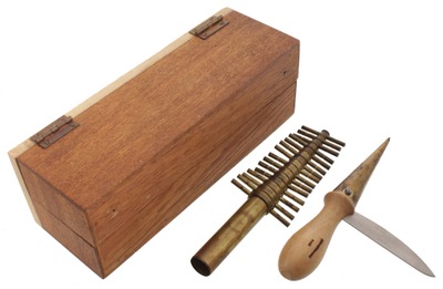 Fischer Scientific Company, Pittsburgh, Pennsylvania: Full Set Of 15 Cork Cutting Tools