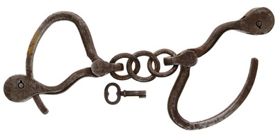 William V. Adams, New York, New York: Pr. Of Adams' Patent Handcuffs