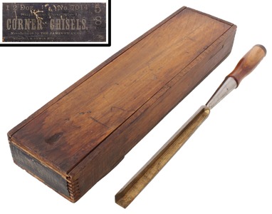 James Swan Company, Seymour, Connecticut, No. 7014: Unused Socket Corner Chisel