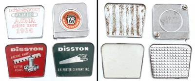 Disston-Carlson, Philadelphia, Pennsylvania: Four Disston Advert. Tape Measures