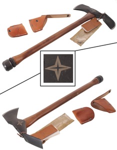 Barebones Living/Salt Lake City,: Unused Forged Iron "Pulaski" Ax