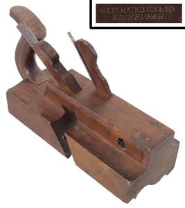 Alex. Mathieson & Son, Glasgow, Scotland: Handled Dbl. Cutting IronPlane