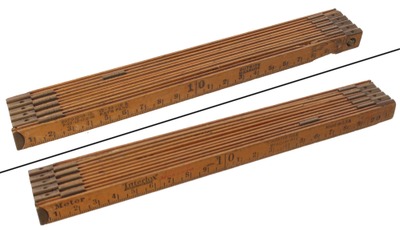 Master Rule Manufacturing Company, New York, New York: Rare "Interlox" Sliding Rule