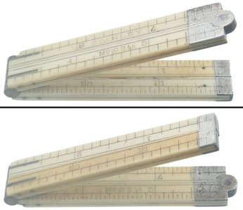 Stanley Rule & Level, No. 92 1/2: One Foot/ Four Fold Folding Rule