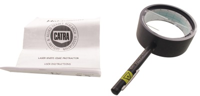 C.A.T.R.A./Sheffield, England: "Hobbigoni" Knife Edge Protractor