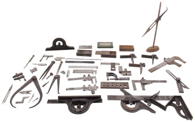 Assorted Makers: Lot Of Assorted Machinists' Tools