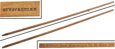 Kerby & Bro. Makers, New York, New York: "Hydraulic Press" Promotional Rule