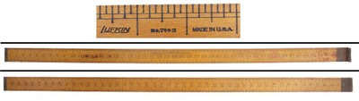 Lufkin Rule Company, Saginaw, Michigan, No. 7142: Glazier's Rule