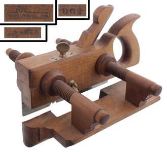 Ohio Tool Company, Columbus, Ohio, No. 96 1/2: Beech Handled Plow Plane