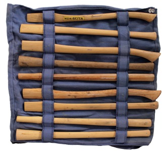 Assorted Makers: Roll Of Nine Sales Man's Sample Axe Hdl