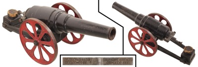 Conestoga Company, Bethlehem, Pennsylvania, No. 8FDB: "Big Bang" Cast Iron Toy Cannon
