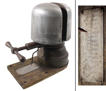 Garve Company, New York, New York: Patent Mechanical Hat Stretching Mach.