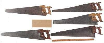 Henry Disston & Sons, Philadelphia, Pennsylvania: Four Clean & Usable Crosscut Saws