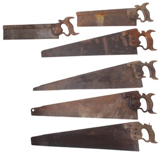 Assorted Makers: Five English Maker Hand Saw
