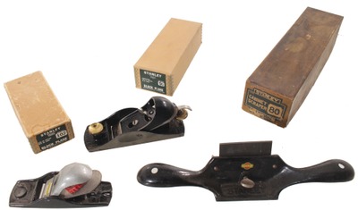 Stanley Rule & Level: Three Original Box Woodworking Tools