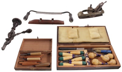 Assorted Makers: Lot Of Clean & Usabl Woodworking Tools