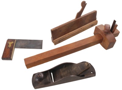 Assorted Makers: Four Early Type Woodworking Tools