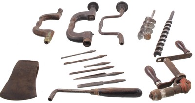 Assorted Makers: Early Boring Tools Opportunity Lot