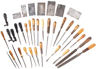 Assorted Makers: Lot Of Extra Clean Metal Cutting Files