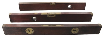 Unmarked: Three Early Type Mahogany Levels