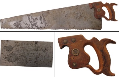 Henry Disston & Sons, Philadelphia, Pennsylvania, No. 7: Clean & Usable 4 1/2 Pt. Rip Saw